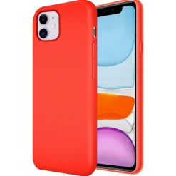 iPhone 11 - Silikon Case mit Mikrofaser-Innenseite
