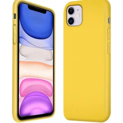 iPhone 11 - Silikon Case mit Mikrofaser-Innenseite
