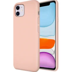 iPhone 11 - Silikon Case mit Mikrofaser-Innenseite