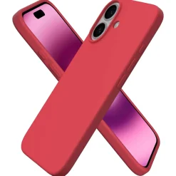 iPhone 17 - Silikon Case mit Mikrofaser-Innenseite