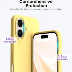 iPhone 17 - Silikon Case mit Mikrofaser-Innenseite