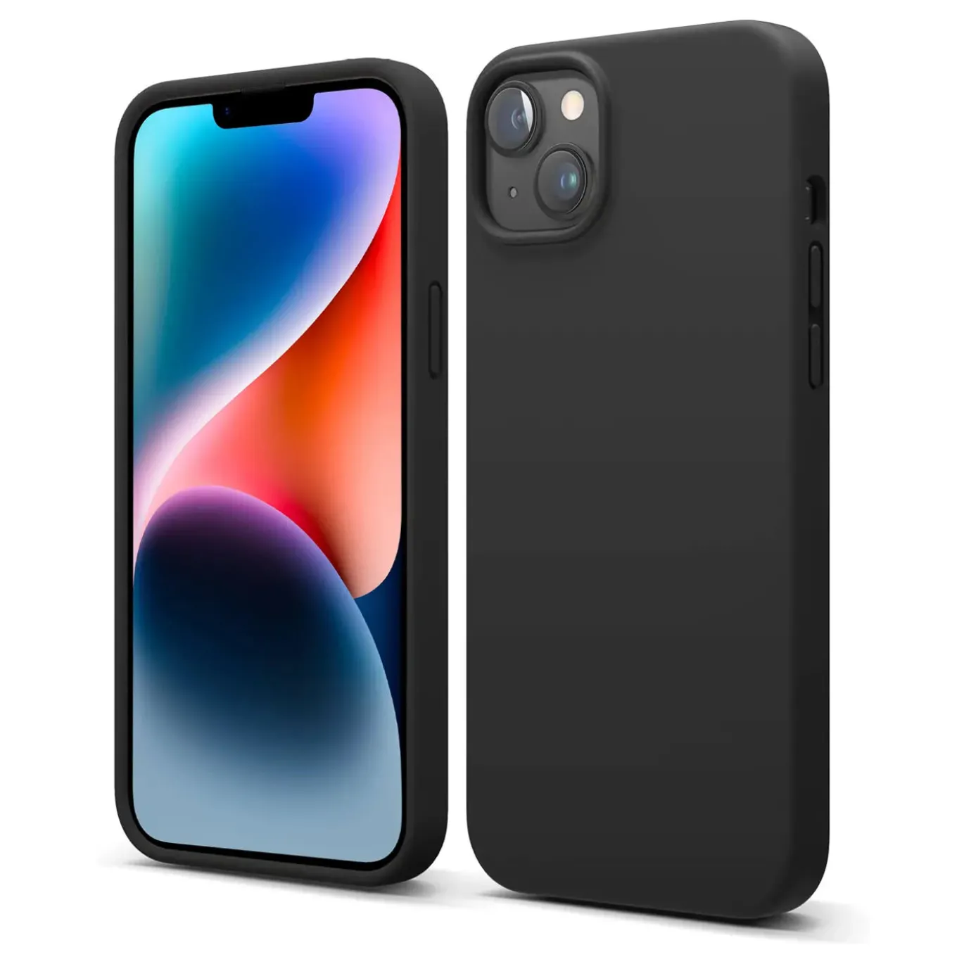 iPhone 15 - Silikon Case mit Mikrofaser-Innenseite