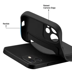 iPhone 14 - Silikonhülle mit Kartenfach & Kameraschutz