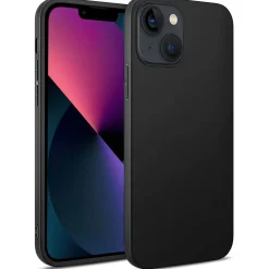 iPhone 13 - Slim Silikon Backcover Schwarz