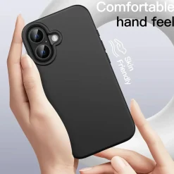 iPhone 17 - Slim Silikon Backcover Schwarz