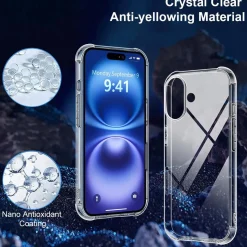 iPhone 16 - Stoßfestes Clear Case