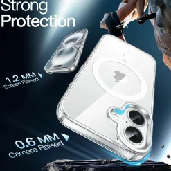 iPhone 16 - Transparente MagSafe Silikonhülle