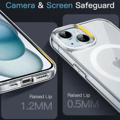 iPhone 15 - Transparente MagSafe Silikonhülle