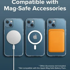 iPhone 15 - Transparente MagSafe Silikonhülle