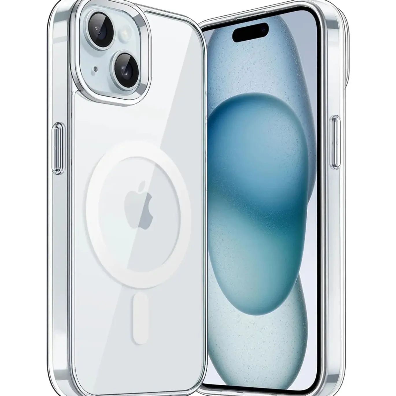 iPhone 15 - Transparente MagSafe Silikonhülle
