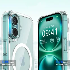 iPhone 16 - Transparente MagSafe Silikonhülle