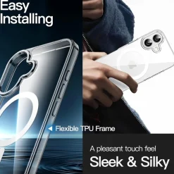 iPhone 17 - Transparente MagSafe Silikonhülle