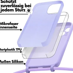 iPhone 14 - Umhängehülle mit Kameraschutz