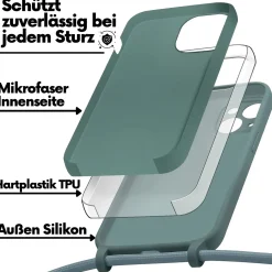 iPhone 15 - Umhängehülle mit Kameraschutz