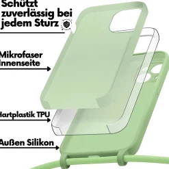 iPhone 15 - Umhängehülle mit Kameraschutz