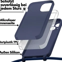 iPhone 12 - Umhängehülle mit Kameraschutz