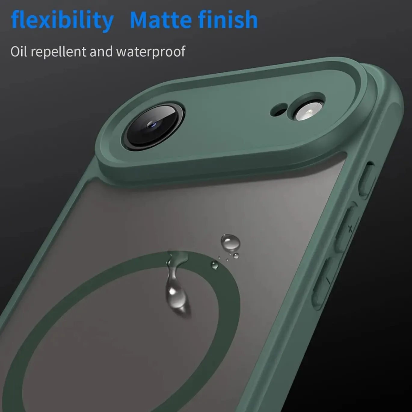 iPhone 17 Air - Farbige MagSafe Hülle mit Kameraschutz