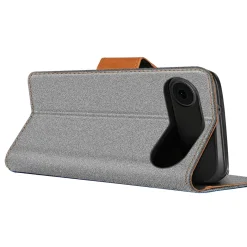 iPhone 17 Air - Jeanslook Klapphülle mit Kartenfach