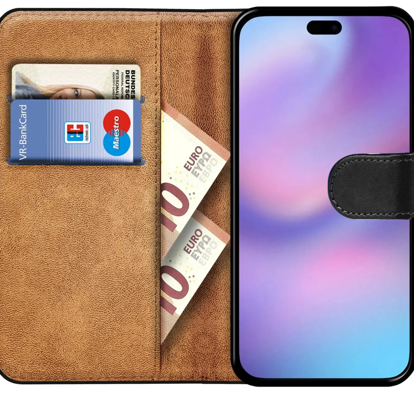 iPhone 17 Air - Klapphülle mit Kartenfächern