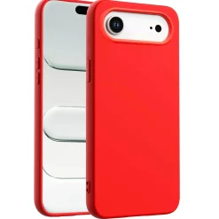 iPhone 17 Air - Silikon Case mit Mikrofaser-Innenseite