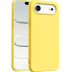 iPhone 17 Air - Silikon Case mit Mikrofaser-Innenseite