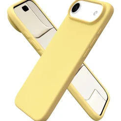 iPhone 17 Air - Silikon Case mit Mikrofaser-Innenseite