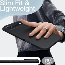 iPhone 17 Air - Slim Silikon Backcover Schwarz