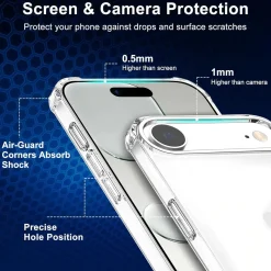 iPhone 17 Air - Stoßfestes Clear Case