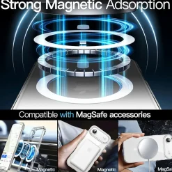 iPhone 17 Air - Transparente MagSafe Silikonhülle