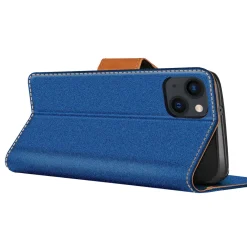 iPhone 13 Mini - Jeanslook Klapphülle mit Kartenfach