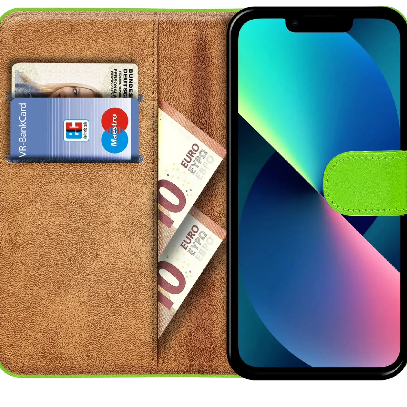 iPhone 13 Mini - Klapphülle mit Kartenfächern