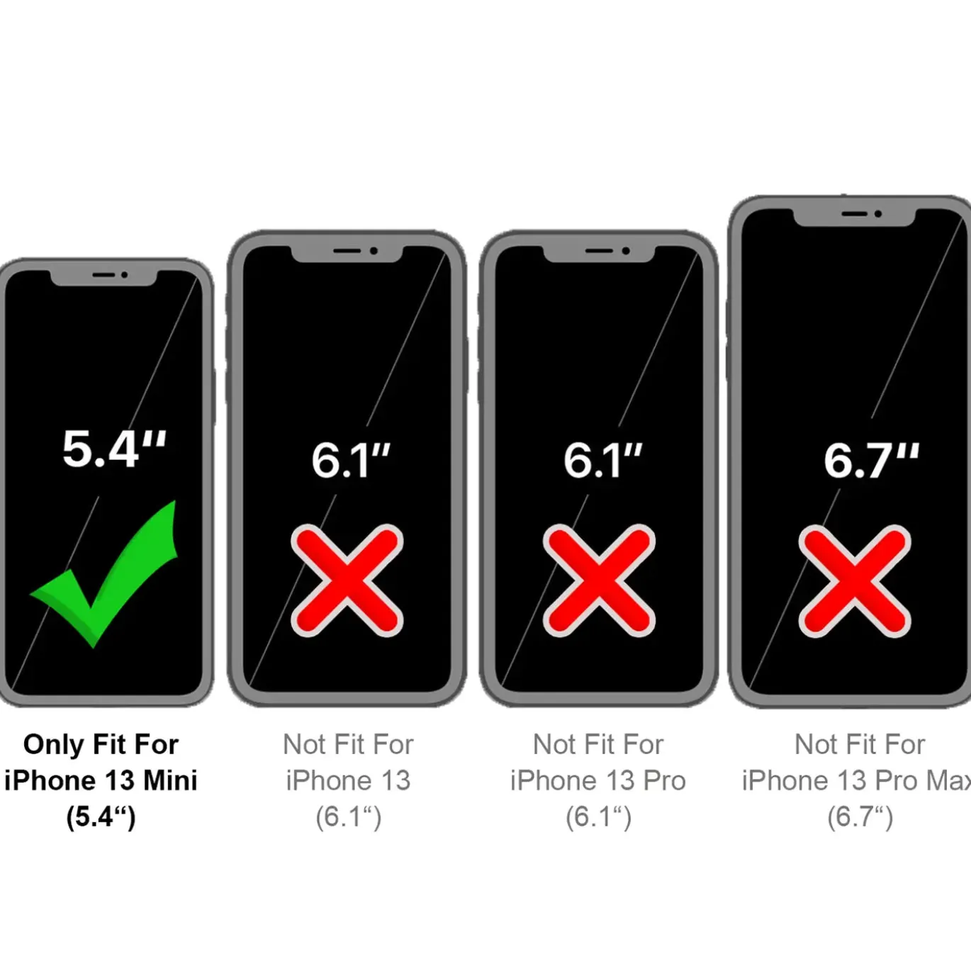 iPhone 13 Mini - Klapphülle mit Kartenfächern