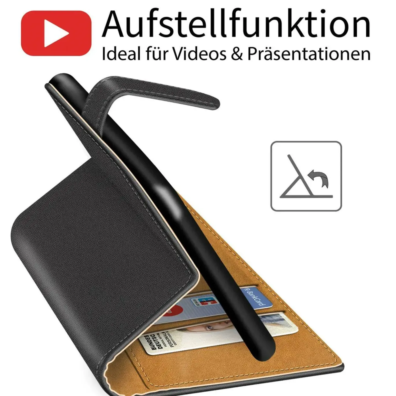 iPhone 13 Mini - Klapphülle mit Kartenfächern
