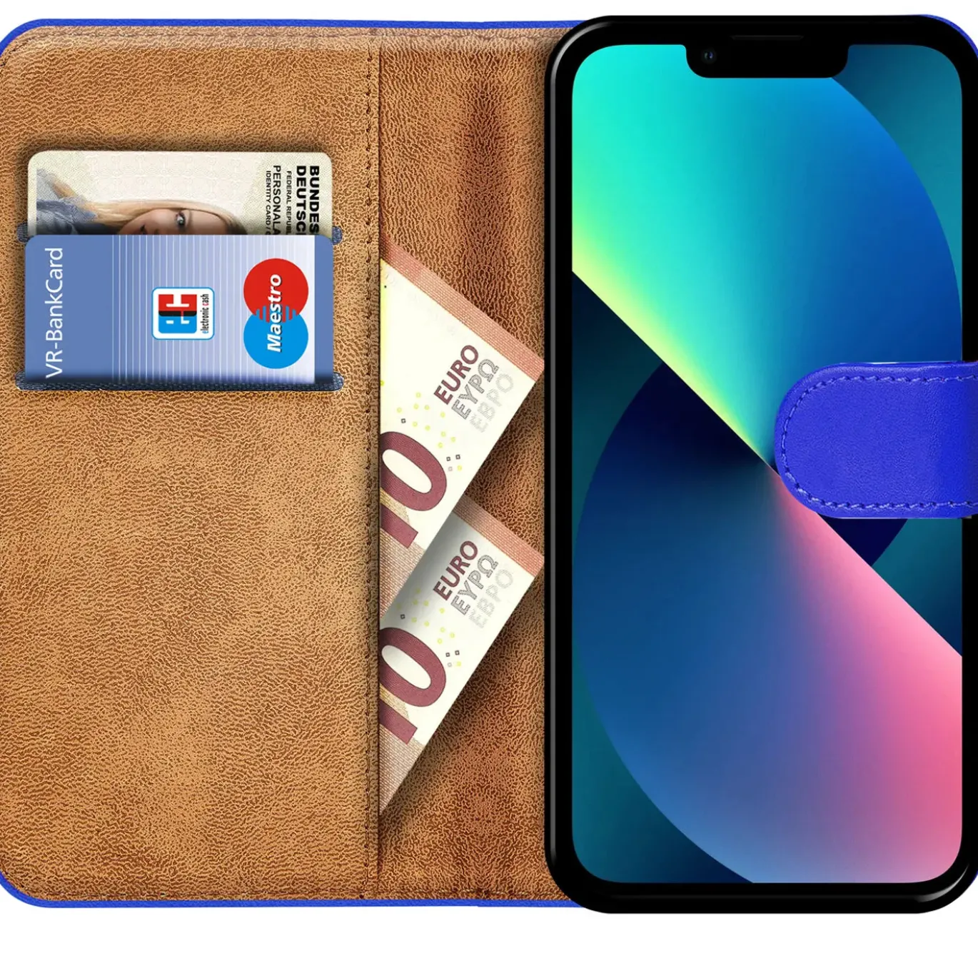 iPhone 13 Mini - Klapphülle mit Kartenfächern