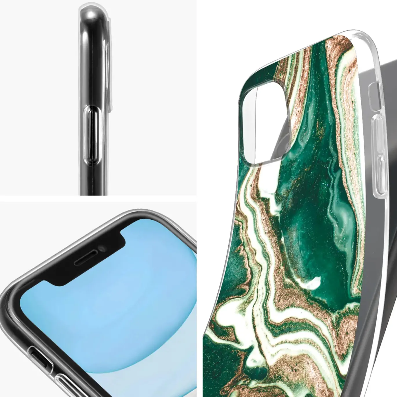 iPhone 12 Mini - Marmor & Sand Design Hülle
