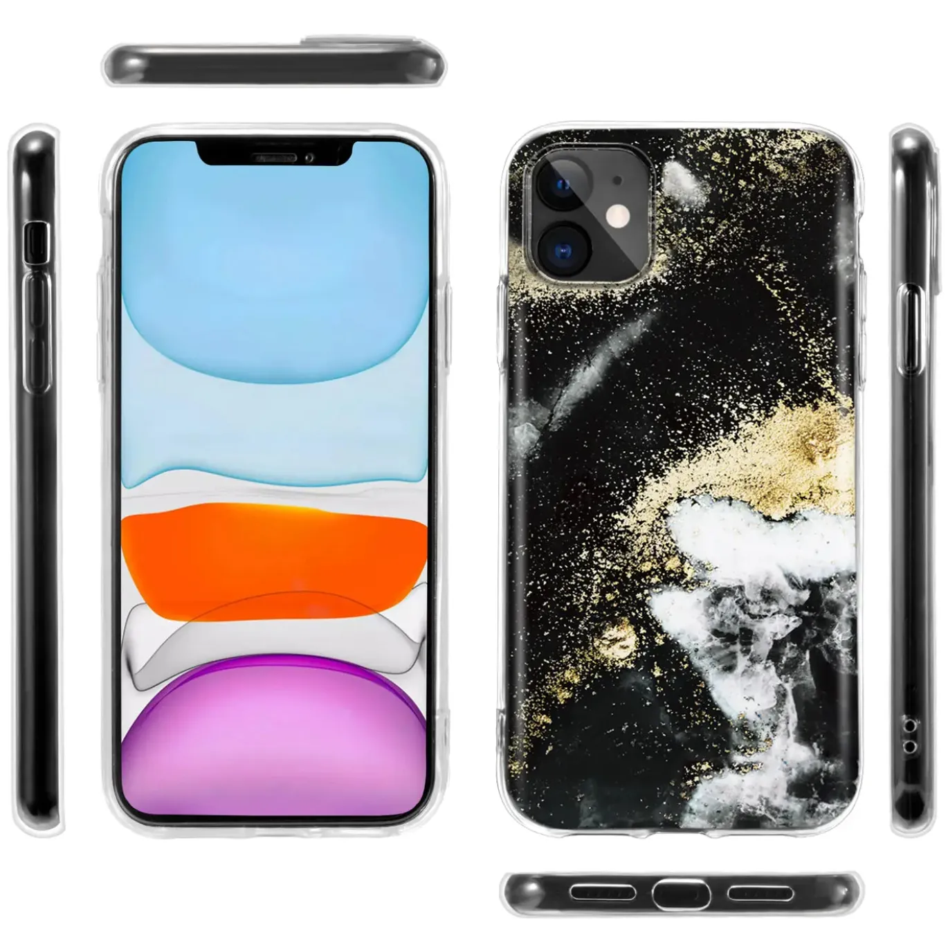 iPhone 12 Mini - Marmor & Sand Design Hülle