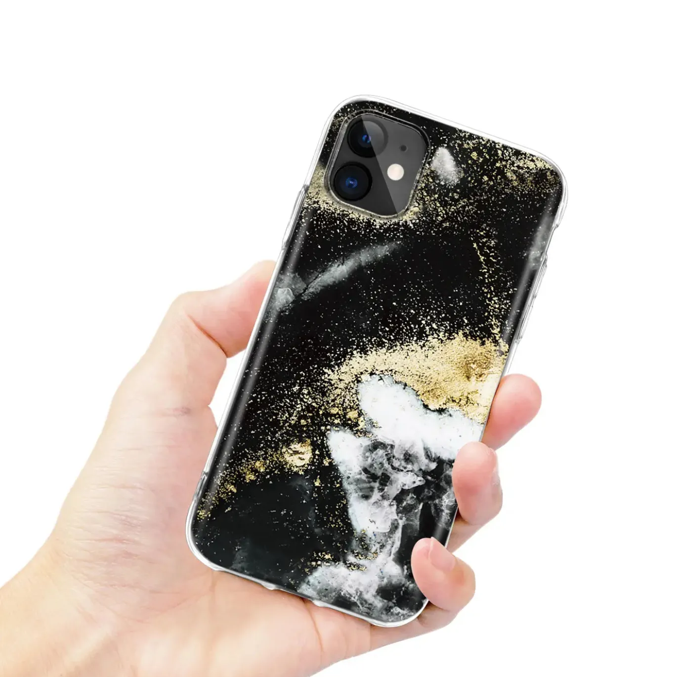 iPhone 13 Mini - Marmor & Sand Design Hülle