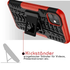 iPhone 12 Mini - Outdoor Hülle 2-teiliges Schutzcase