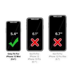 iPhone 12 Mini - Robuste Klapphülle mit RFID Block