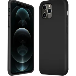 iPhone 12 Mini - Silikon Case mit Mikrofaser-Innenseite