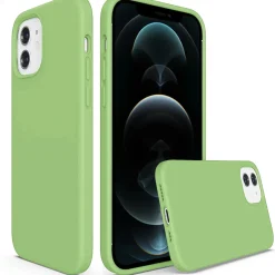 iPhone 12 Mini - Silikon Case mit Mikrofaser-Innenseite