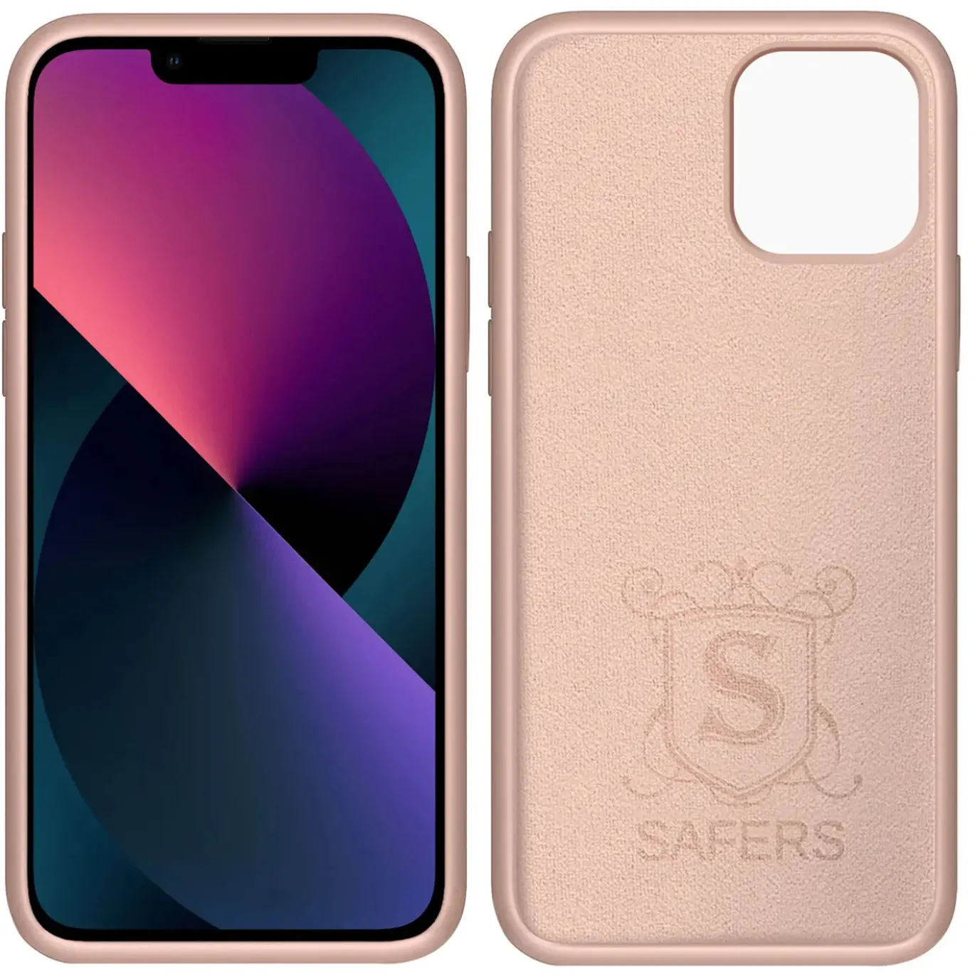 iPhone 13 Mini - Silikon Case mit Mikrofaser-Innenseite