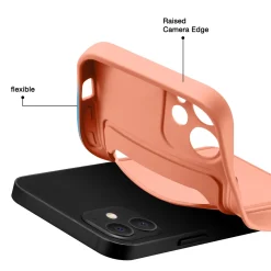 iPhone 13 Mini - Silikonhülle mit Kartenfach & Kameraschutz