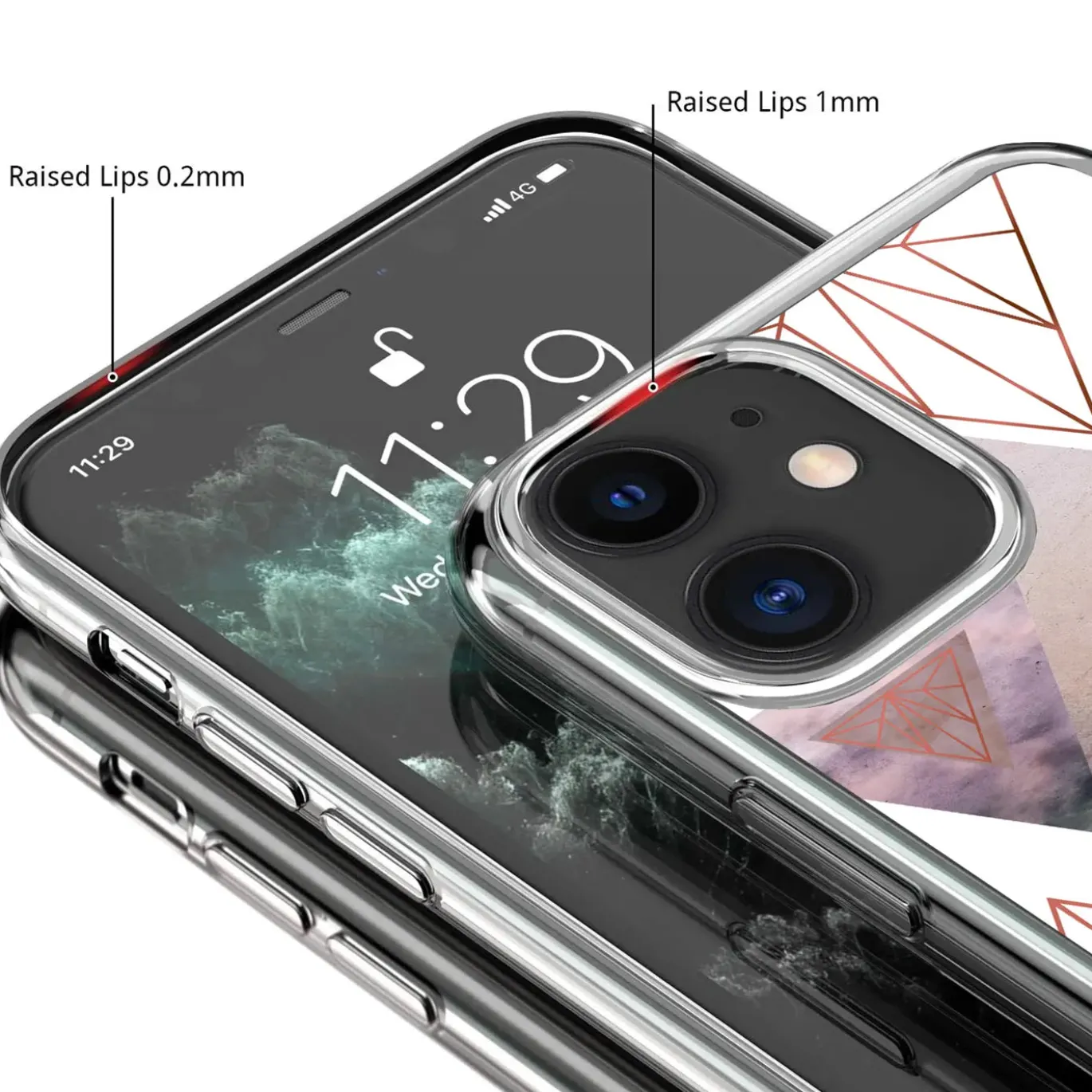 iPhone 12 Mini - TPU Case mit Motivdruck