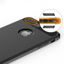 iPhone 7 Plus / 8 Plus - Carbon Case Hülle, stoßfest