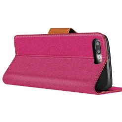 iPhone 7 Plus / 8 Plus - Jeanslook Klapphülle mit Kartenfach