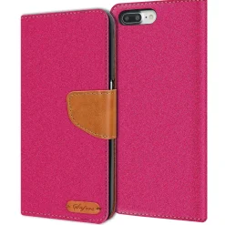 iPhone 7 Plus / 8 Plus - Jeanslook Klapphülle mit Kartenfach
