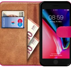 iPhone 7 Plus / 8 Plus - Klapphülle mit Kartenfächern