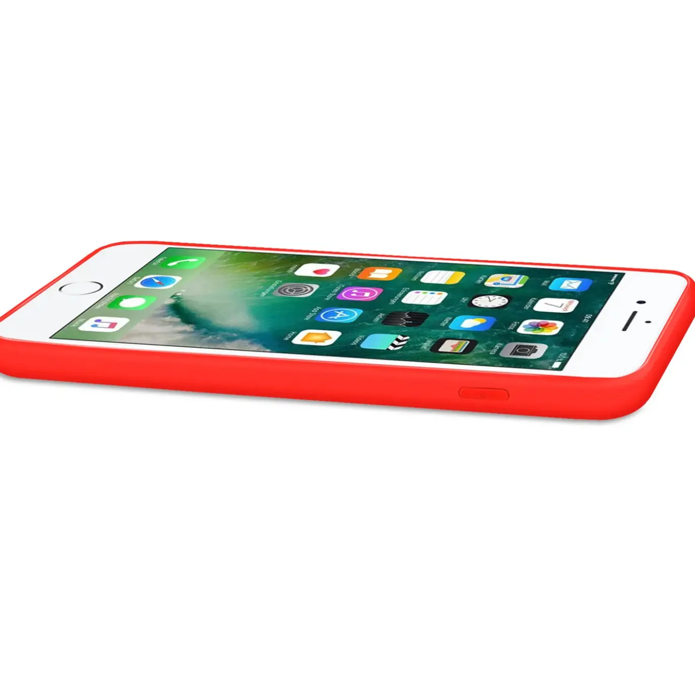 iPhone 7 Plus / 8 Plus - Silikon Case mit Mikrofaser-Innenseite