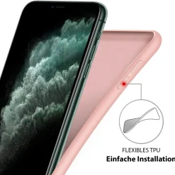 iPhone 7 Plus / 8 Plus - Silikon Case mit Mikrofaser-Innenseite